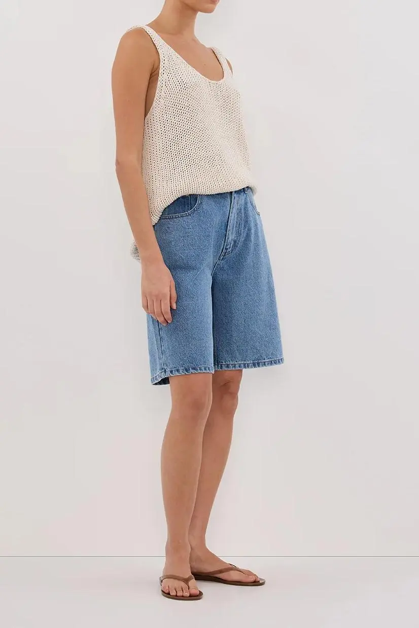 BAMBI BLUE BERMUDA DENIM SHORT