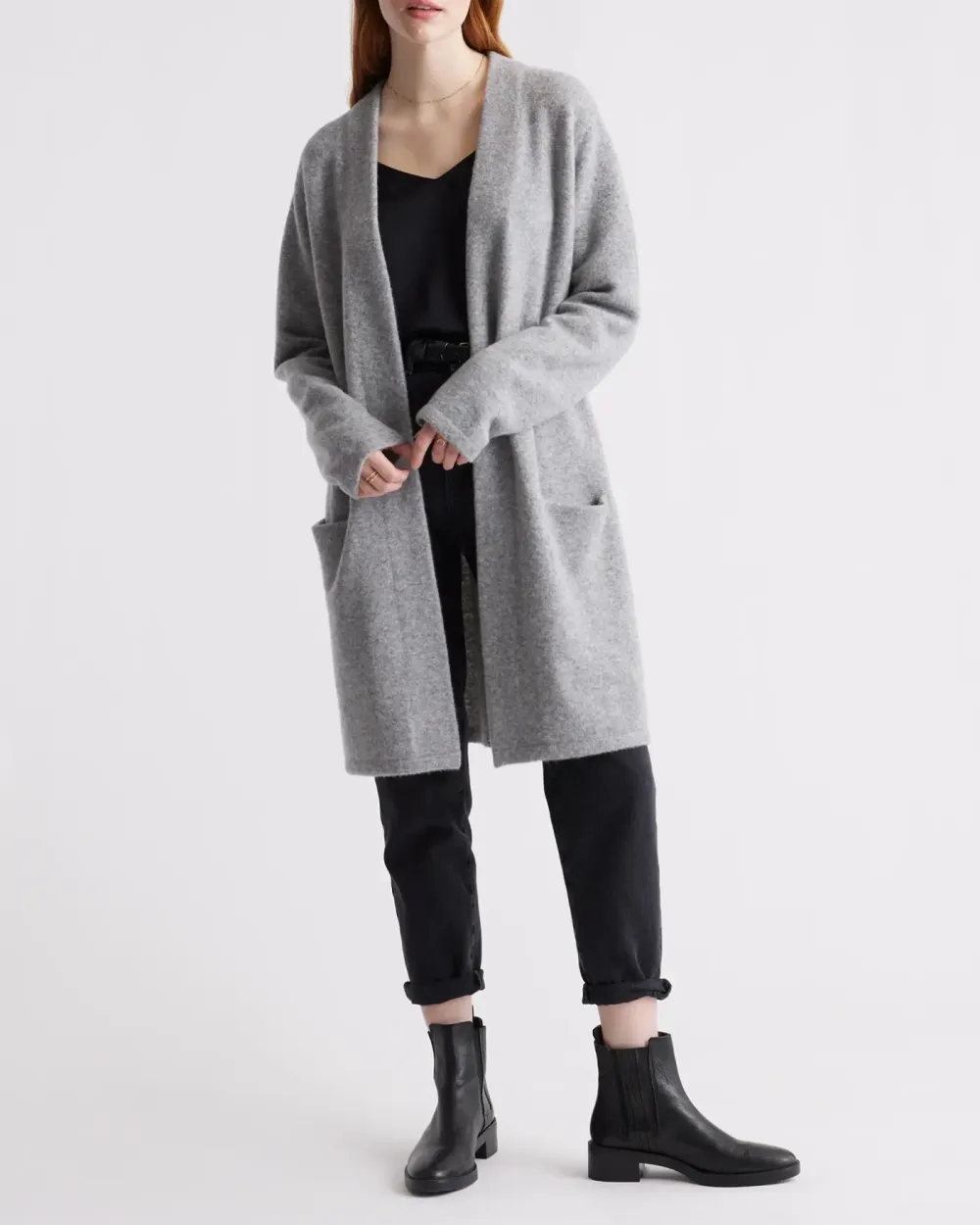 Superfine Merino Wool Sweater Coat