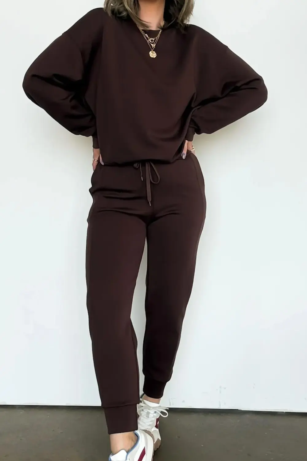 Sporty Chic Scuba Knit Joggers