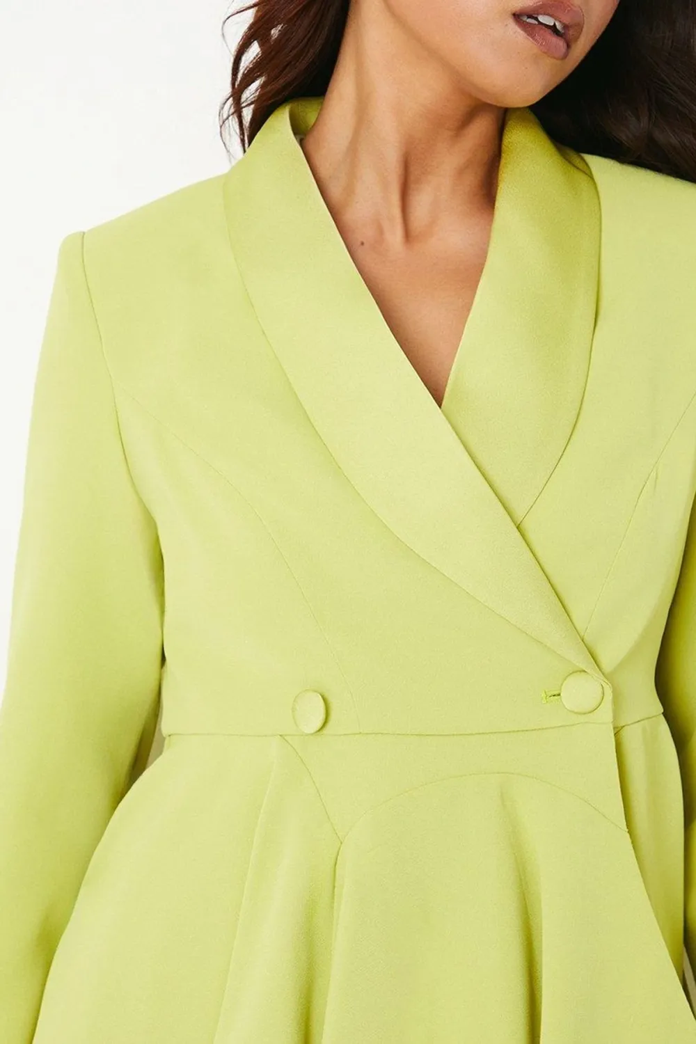 Petite Peplum Hem Tailored Jacket