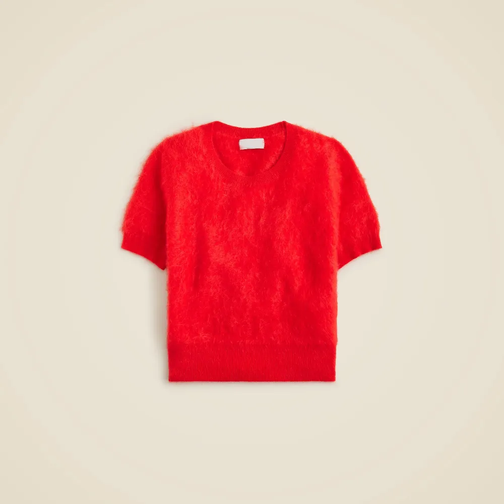 Brushed cashmere T-shirt