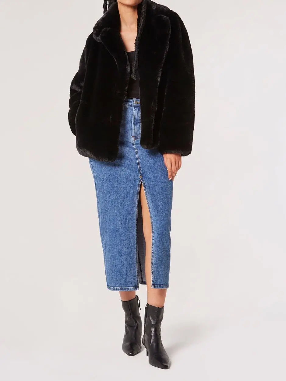 Short Opulent Fur Coat