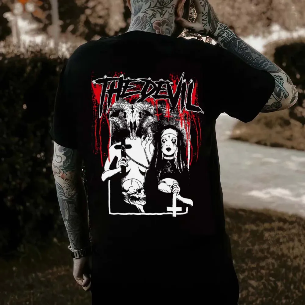 The Devil Printed Men's T-shirt