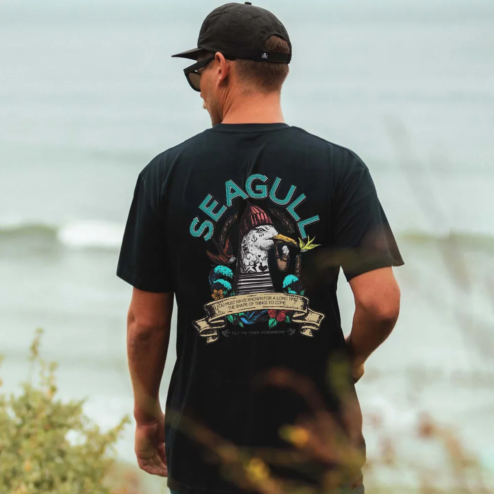 Seagull Printed Men's T-shirt