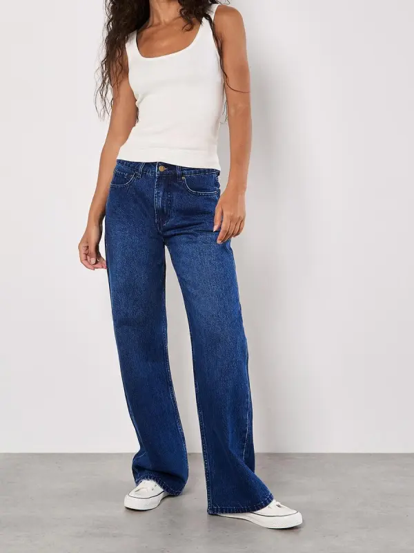 Elisa Wide Straight Leg Jeans