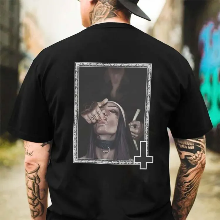 Suck My Finger Printed Men's T-shirt