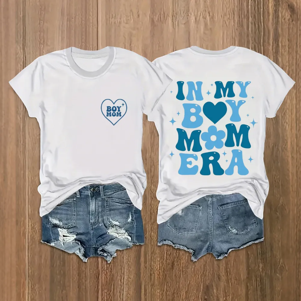 In My Boy Mom Era T-Shirt