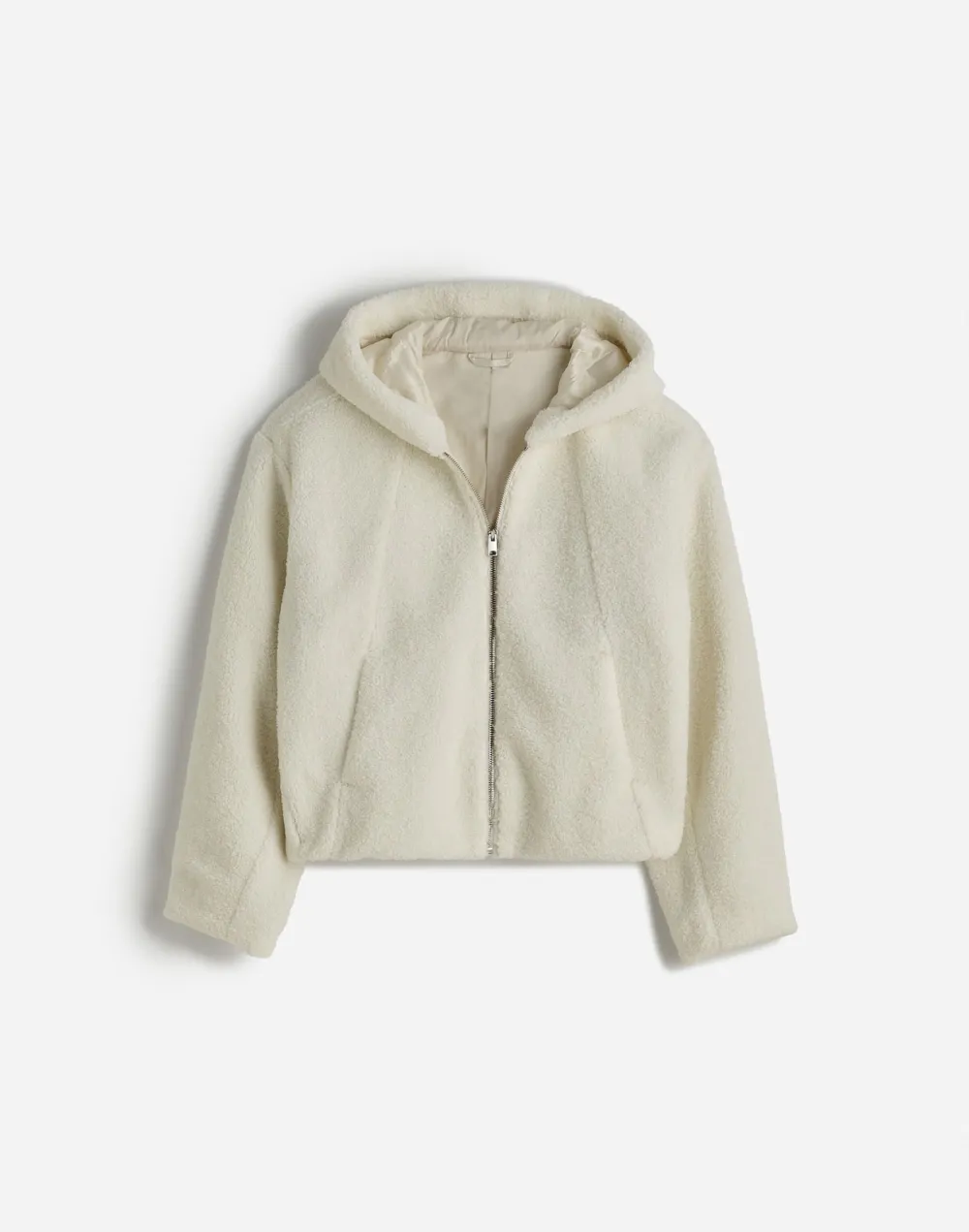 Sherpa Zip-Front Bomber Jacket