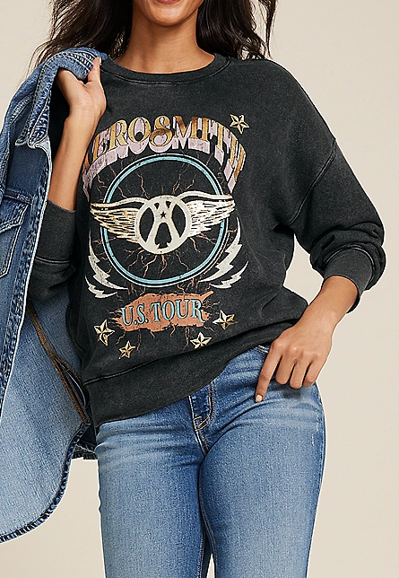 Aerosmith Relaxed Fit Sweatshirt