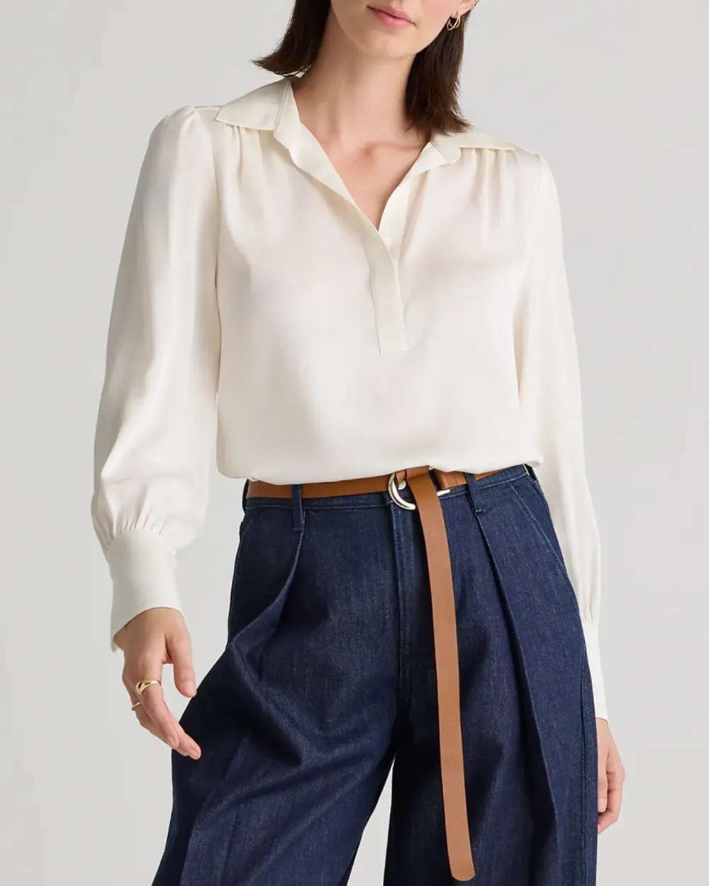 A Cross Between A Classic Polo And A Feminine Blouse