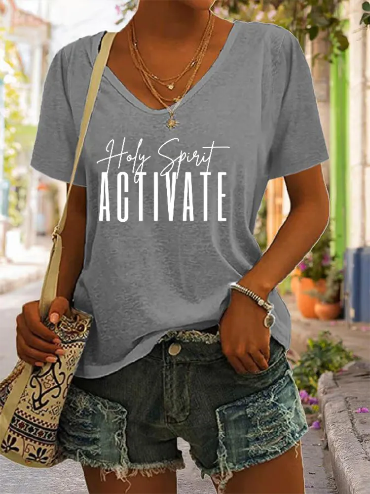 Holy Spirit Activate Shirt,Funny Christian Shirt, Funny Viral Quote, Religious Faith, Spirit Shirt,Holiday Shirt, Spirit Shirt, Holiday Gift
