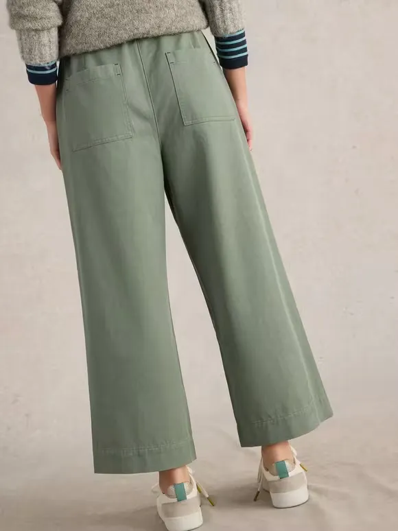 Romy Wide Leg Cropped Trouser