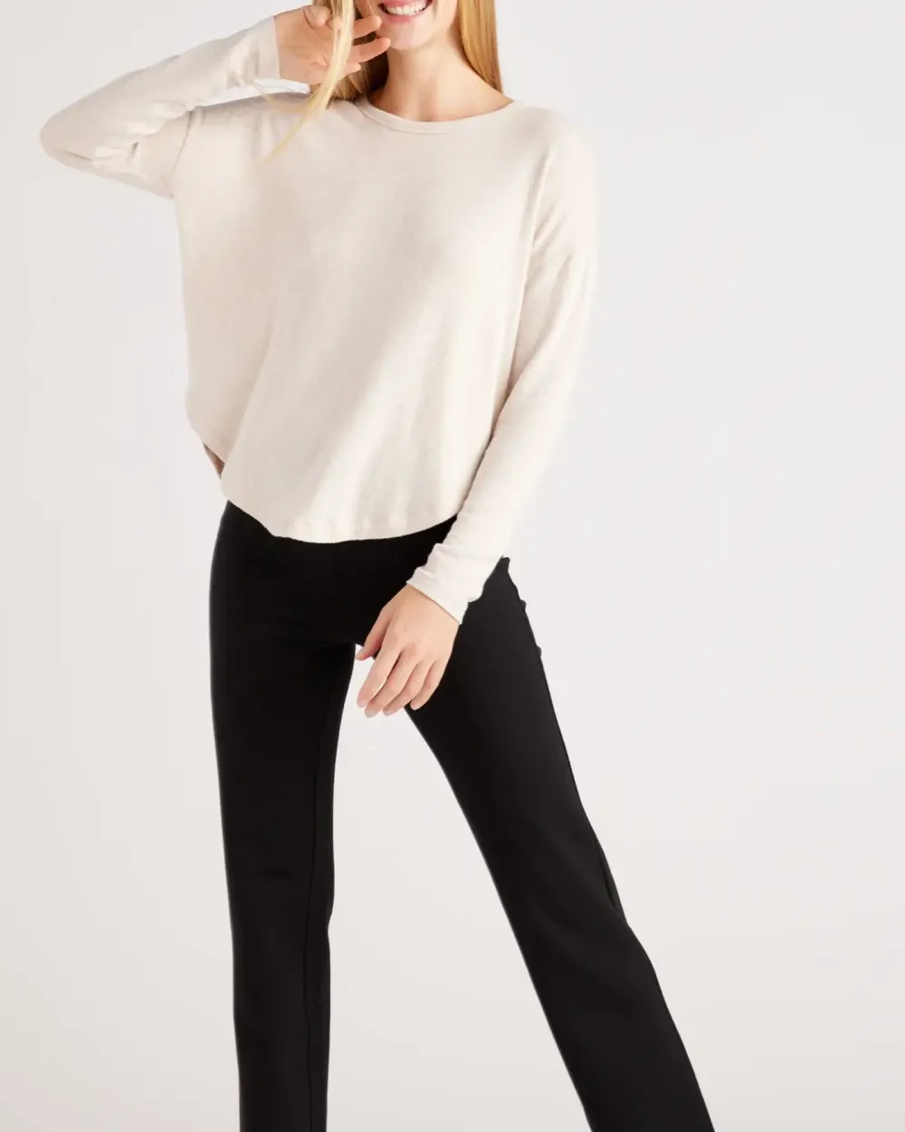 Daily Ultra-Stretch Ponte Straight Leg Pants