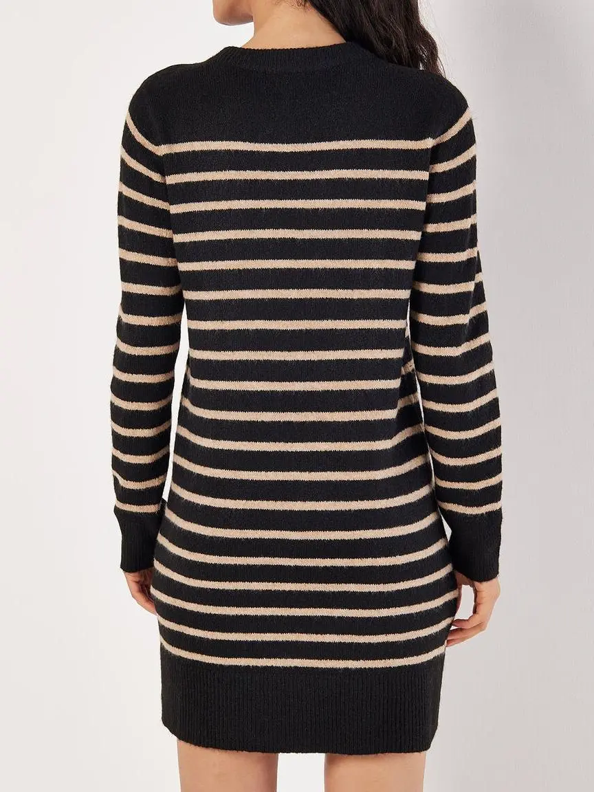 Striped Knitted Dress