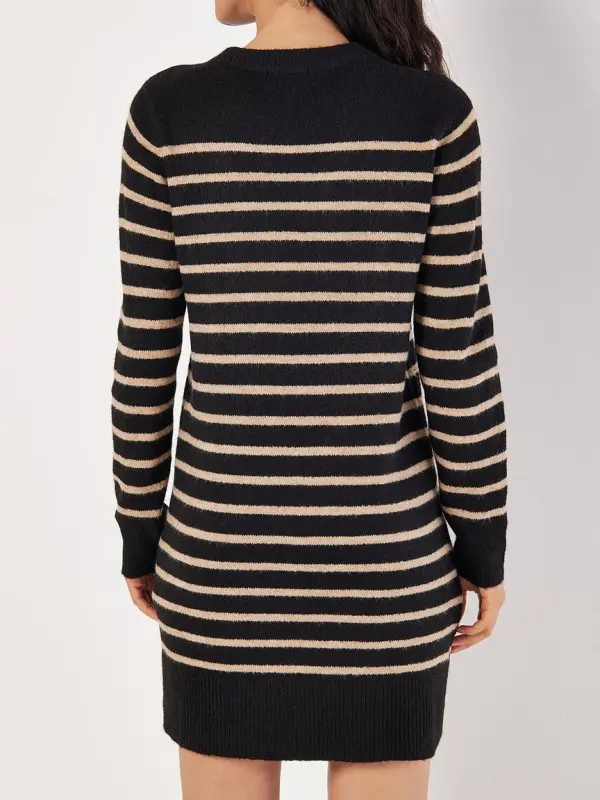 Striped Knitted Dress