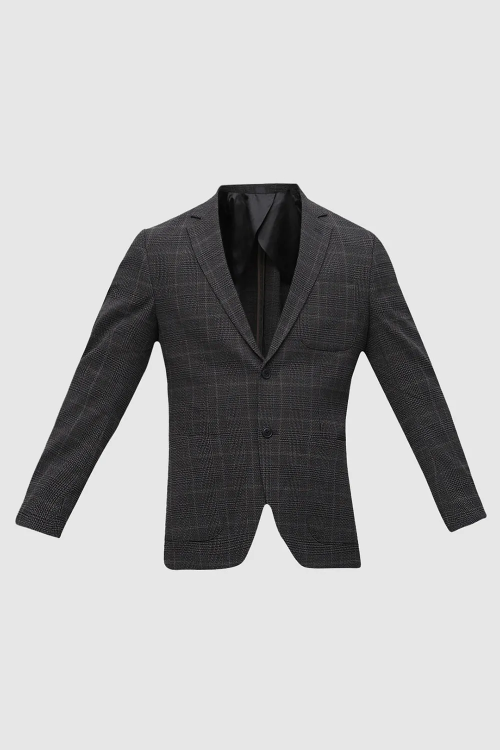 Brown Check Blazer