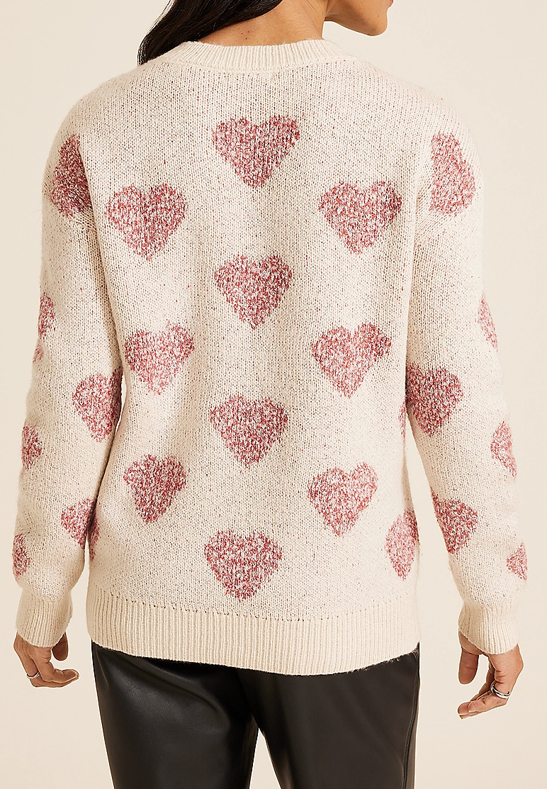 Heart Crew Neck Sweater