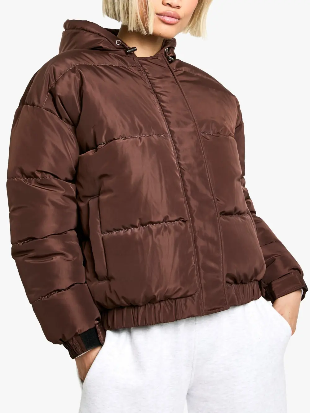 HOODED PUFFER JACKET