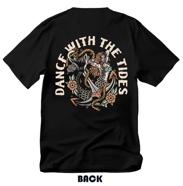 Dance With The Tides Printed Men's T-shirt