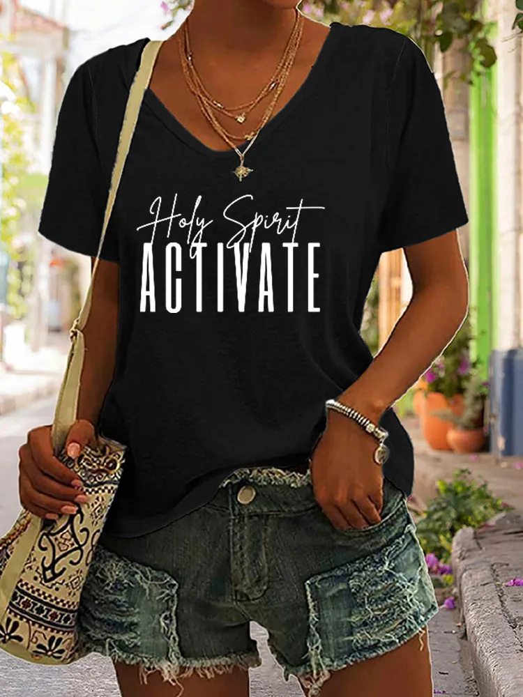 Holy Spirit Activate Shirt,Funny Christian Shirt, Funny Viral Quote, Religious Faith, Spirit Shirt,Holiday Shirt, Spirit Shirt, Holiday Gift