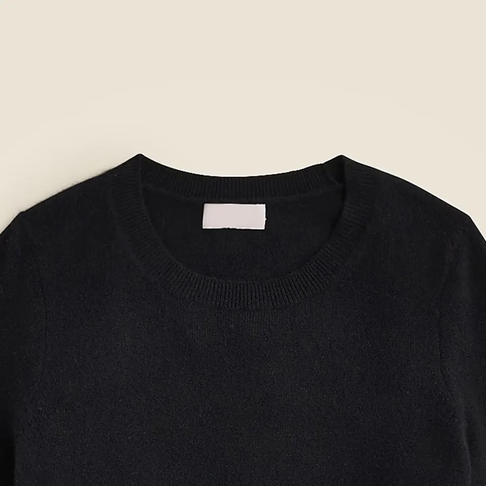 Cashmere shrunken T-shirt