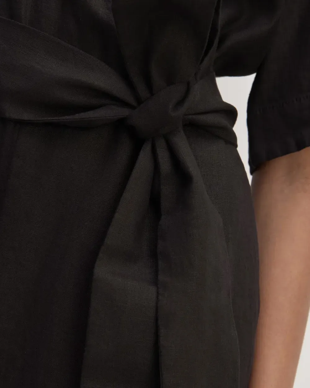 The Wrap Jumpsuit in Linen