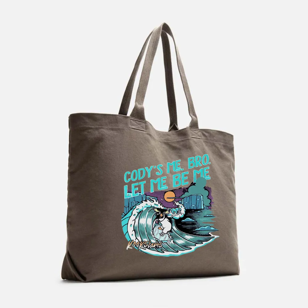 Cody'S Me, Bro. Let Me Be Me Printed Canvas Bag