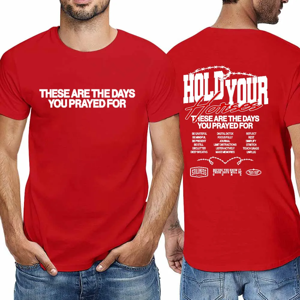 Men's T-Shirt These Are The Days You Prayed For Apostolic Gifts T-Shirt