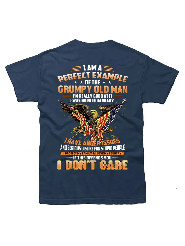 Im A Perfect Example The Grumpy Old Man Was Born In June Gift For Mens Men'S T-Shirt