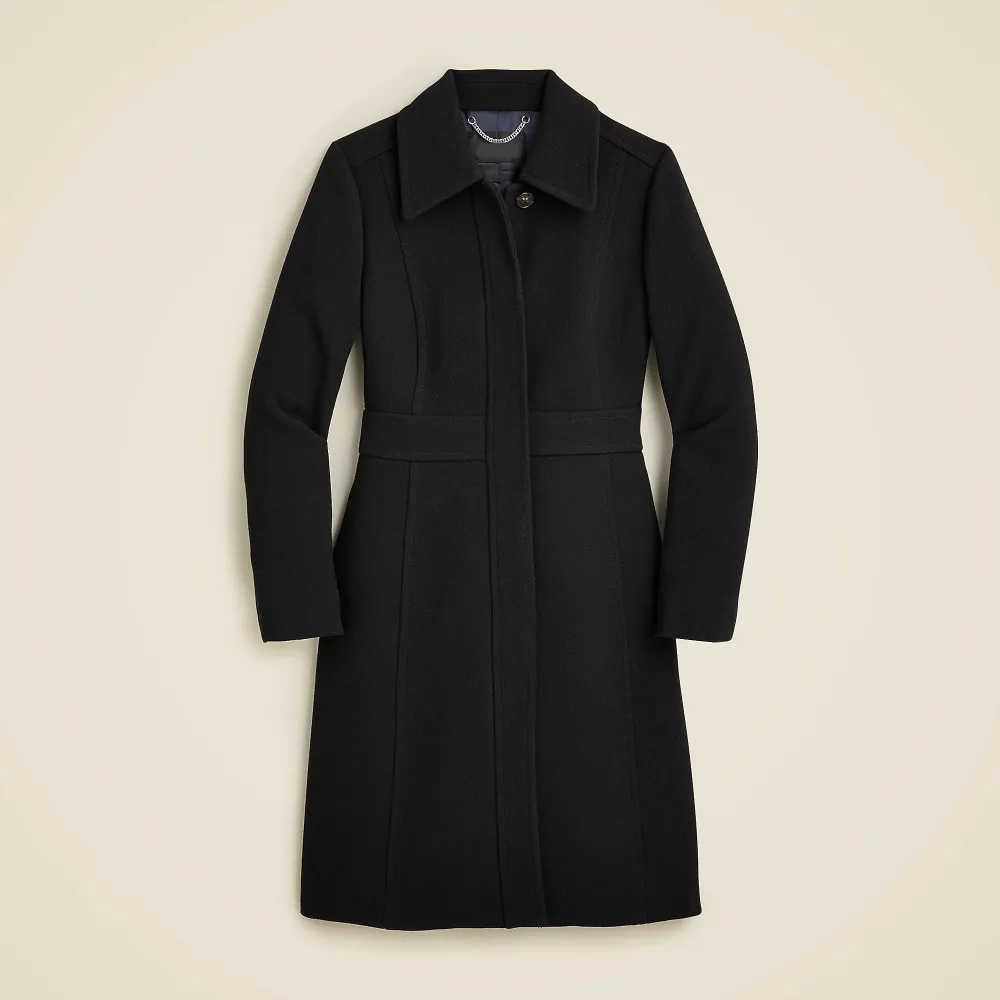 lady day topcoat double-cloth wool blend