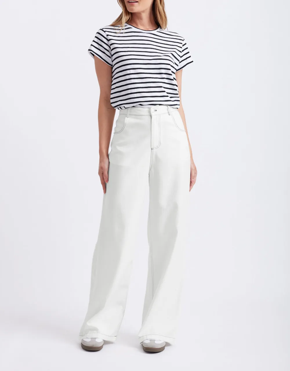 Celeste Tencel Pants - White