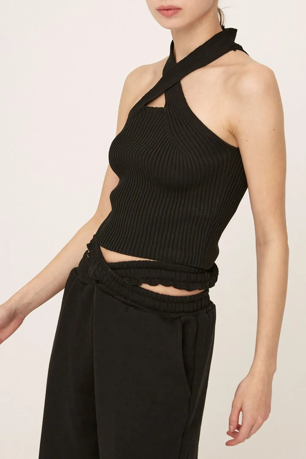 Presley Twist Front Knitted Top