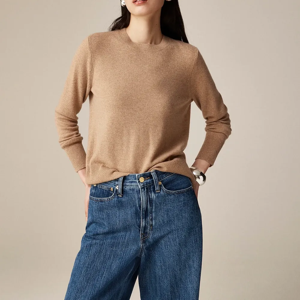 Cashmere classic-fit crewneck sweater