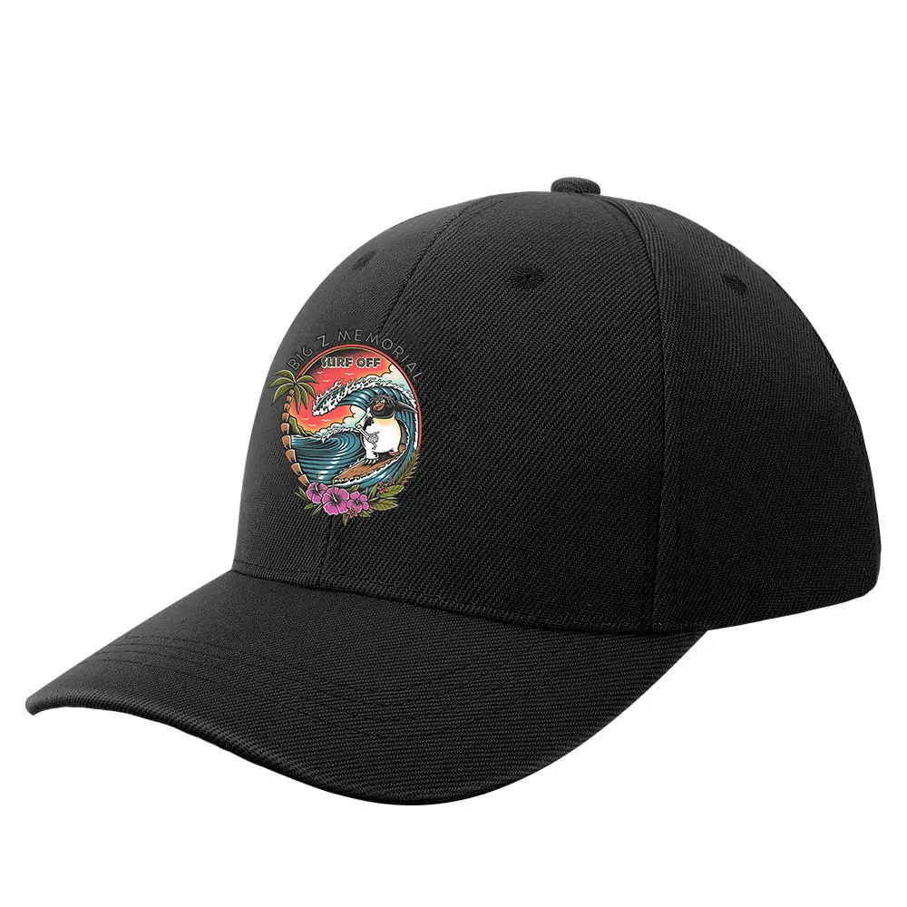 Big Z Memorial Surf Off Printed Children'S Bent Rubber Baseball Caps