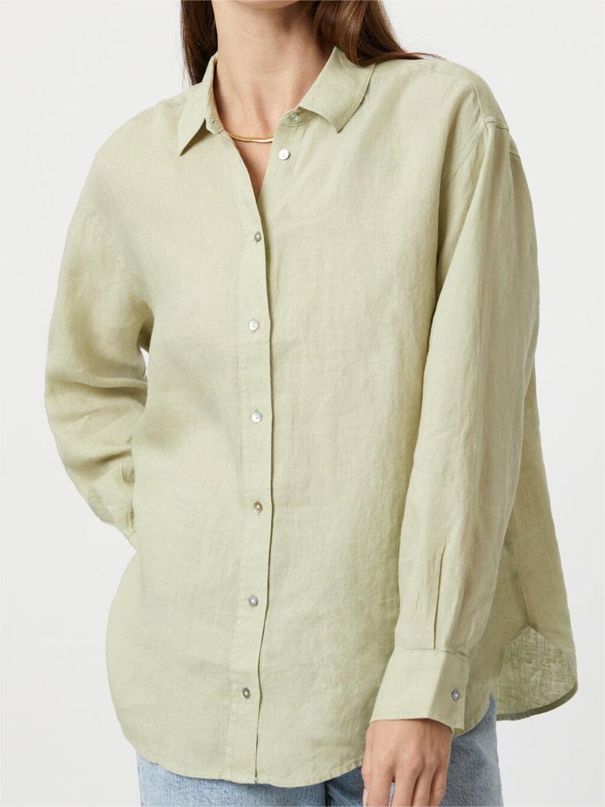 Casual inen Button-Up Shirt