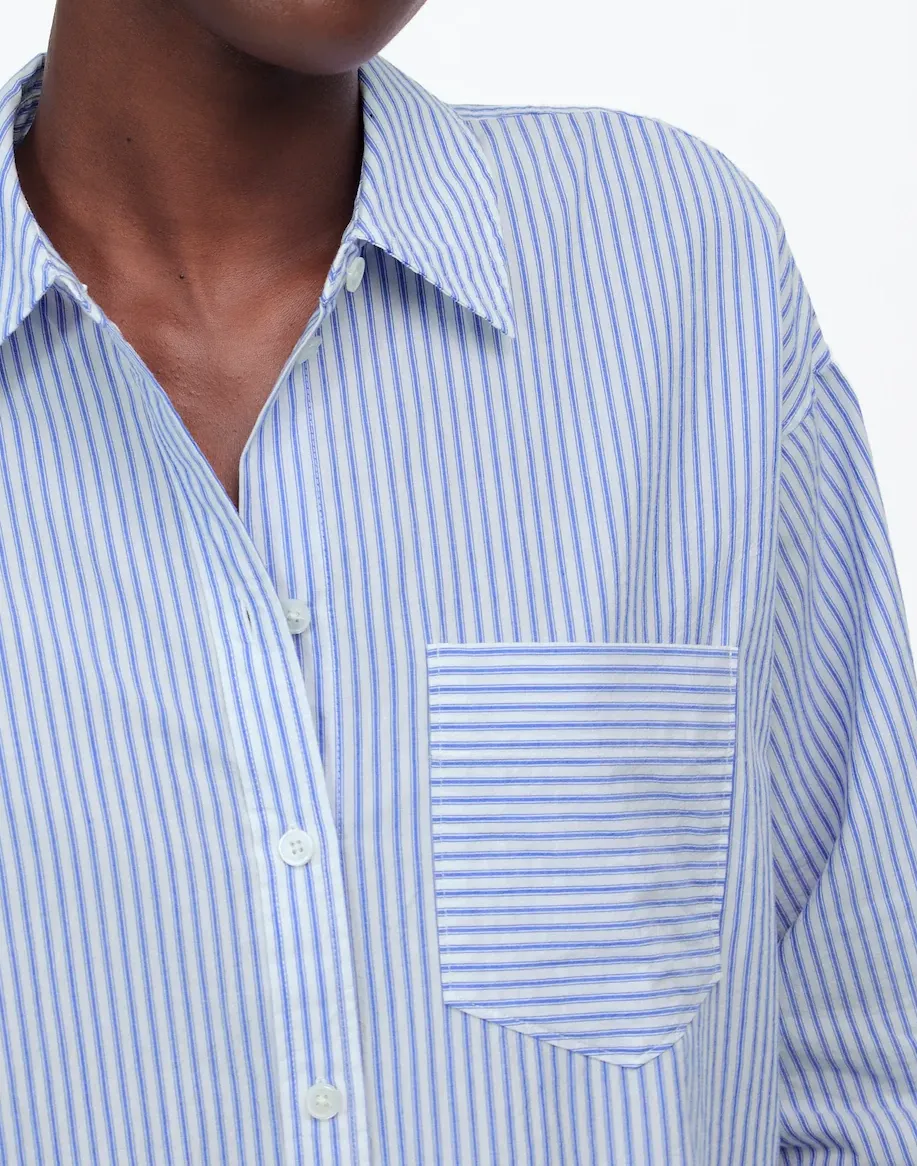 Poplin Side-Panel Shirt