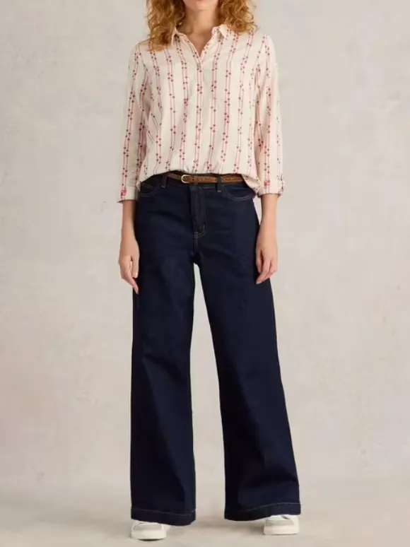 Full Length Ayla Wide Leg Jean