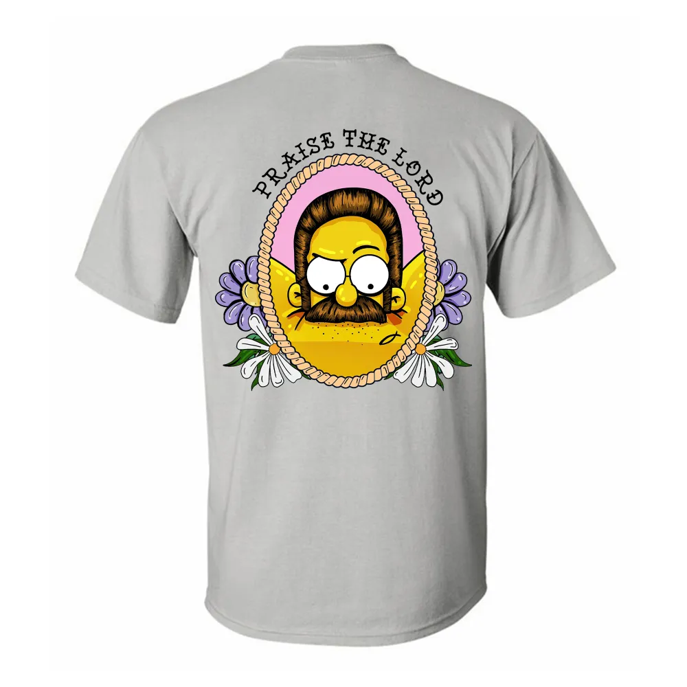 Praise The Lord Printed Men's T-shirt