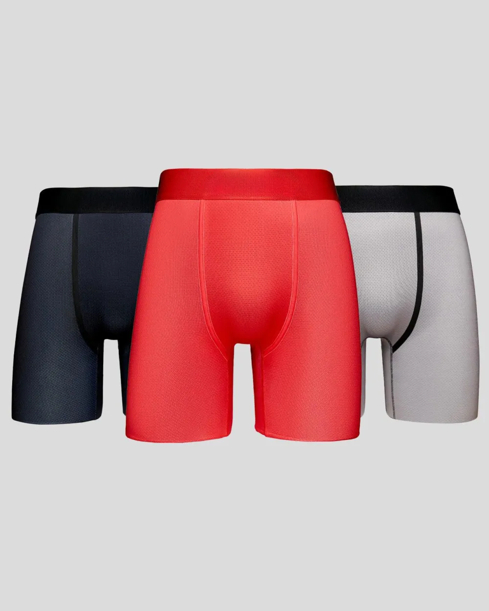 Cool Mesh 3 Pack - Red/Gray/Black