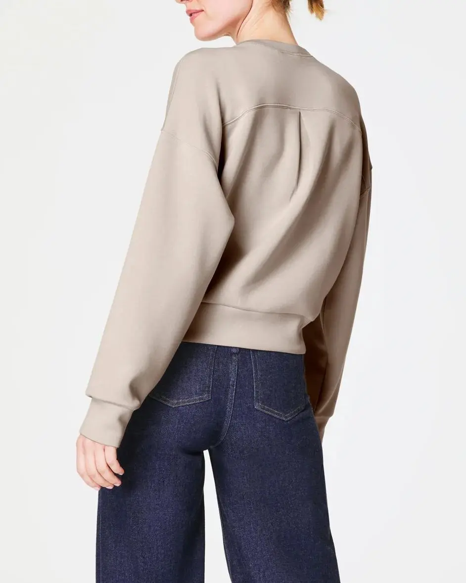 Long-Sleeved Crewneck Sweatshirt