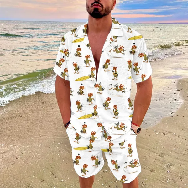 Big Z Men's Shirt&Short Two-piece set