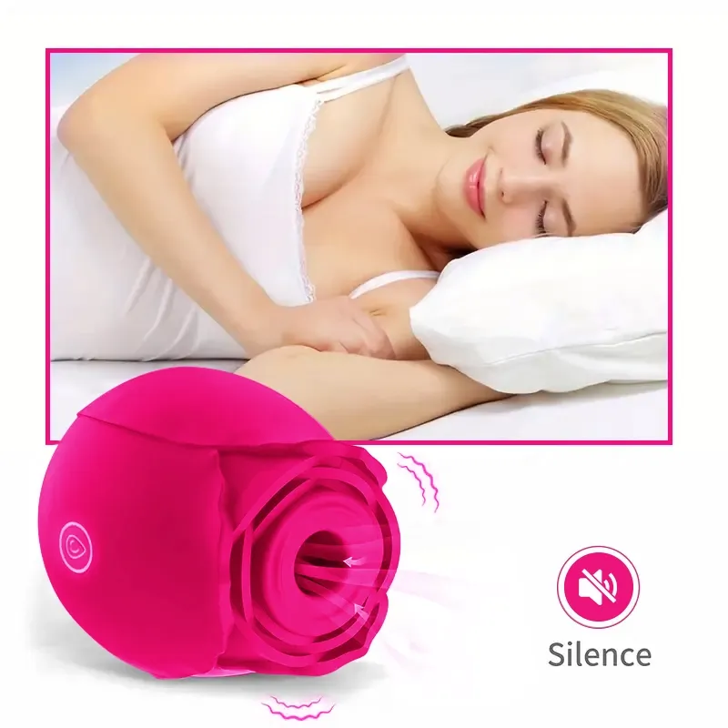 Rose Red Rose Toy Vibrator Classic Sucking Vibrator 10 Frequency