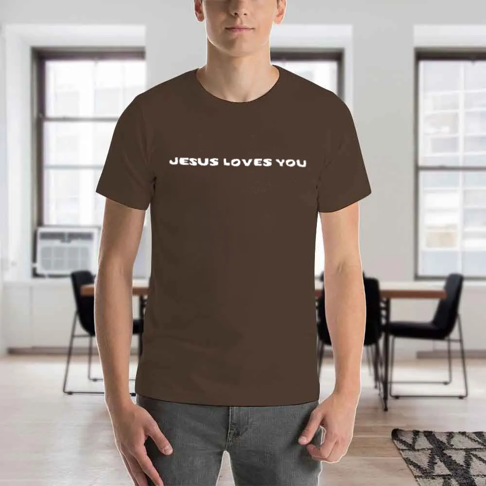 Men'S T-Shirt Jesus Loves You Tee