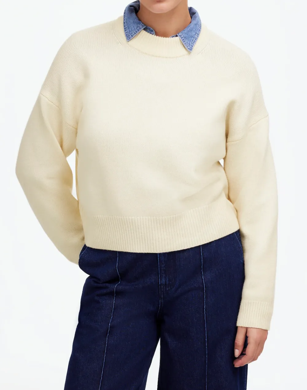 Boxy Crewneck Sweater