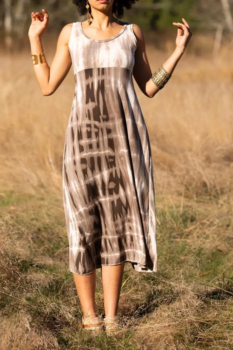 Maxi Dress - Coffee Brown