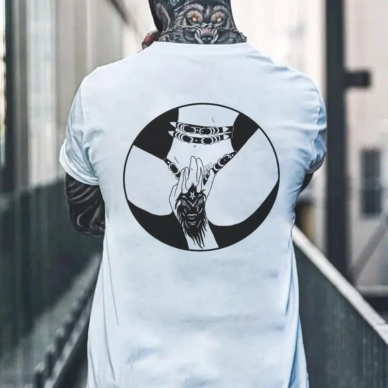 Touch Your Sensitive Area Printed Men's T-shirt