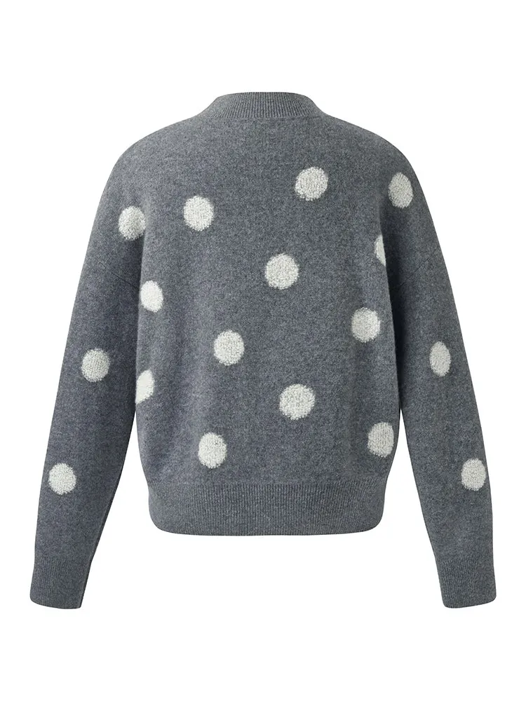 Mohair Wool Blend Sequins Women Sweater