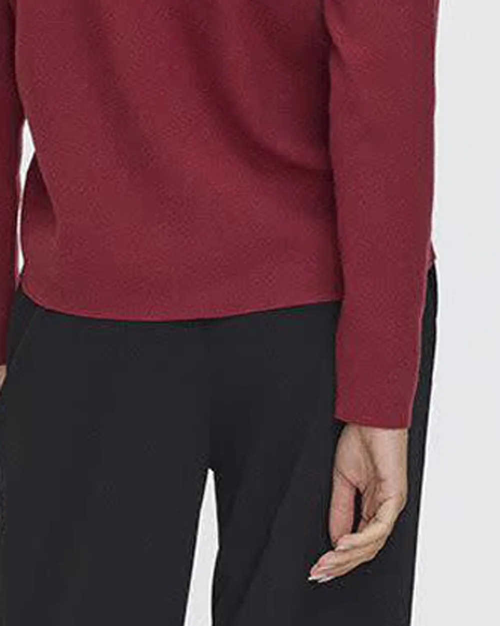 Long-Sleeve V-Neck Sweater