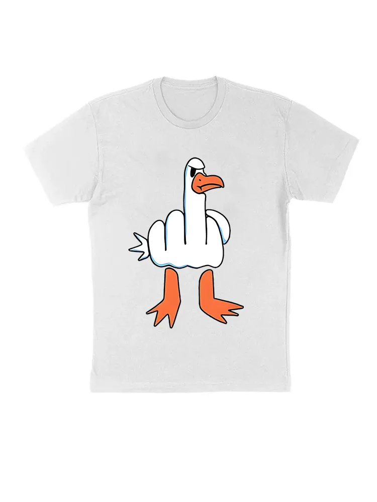 I Don'T Give A Duck Middle Finger Offensive Rude T-Shirt