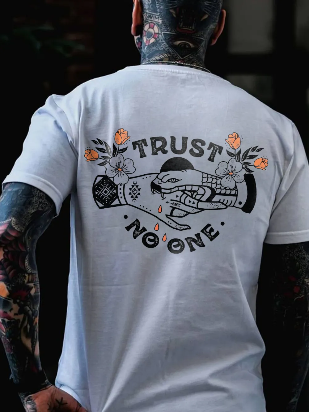 Trust No One Printed Men's T-shirt
